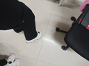 斯凯奇（Skechers）女鞋小白熊休闲鞋子厚底增高百搭运动软底老爹鞋99999863 白色/海军蓝色/WNV 40 实拍图