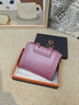 老人头牛皮女士钱包大容量短款零钱卡包钱票夹手拿包轻奢女友生日礼物 实拍图