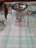 茶花谷四方公道杯玻璃木把公杯茶漏茶滤一体套装茶海日式过滤分茶器茶具 喜上眉梢公杯+不锈钢茶滤 400ml 实拍图