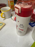 富光儿童水杯316保温杯大容量杯子小学生礼物专用安全锁扣直饮吸管杯 阿蒙红400ml（直饮款+吸管盖） 实拍图