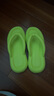 果洛菲（GUOLUOFEI）夏季踩屎感EVA人字拖男沙滩平底凉鞋防滑浴室拖鞋女 绿色 36-37 实拍图