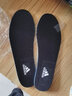 适配A·didas阿·迪达斯运动防臭减震透气原装男女通用吸汗软底鞋垫 黑色（平垫1双装） 42 实拍图