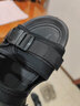 百丽舒适软底沙滩凉鞋男夏季休闲运动凉鞋A0742BL2 黑色 39 (245mm) 实拍图