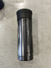 膳魔师（THERMOS） 保温杯水杯JMK不锈钢杯子茶隔泡茶杯470ml团购定制LOGO刻字 JMK-500-BK黑色 实拍图
