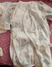贝乐咿新生儿衣服秋季冬款刚出生婴儿和尚服连体衣纯棉初生宝宝哈衣爬服 6325蜡笔羊+6323花草熊 66cm （建议3-6个月） 实拍图