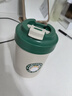 拜杰304不锈钢咖啡杯水杯吾喵万岁保温便携保冷热马克杯带盖450ML 实拍图