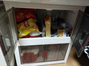 OES收纳柜储置物柜收纳箱带轮置简易零食柜衣柜子可折叠家用厨房柜子 【55面宽】折叠免安装/加粗加厚 二层【2层以上皆配滑轮+固定轮】 实拍图