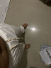 NASA LIKE纯棉裤子春夏季宽松小熊休闲裤男女情侣装学生运动阔腿抽绳卫长裤 NASA联名-白色 XL（建议140-160斤） 晒单实拍图