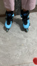 Rollerblade轮滑鞋儿童6-12岁溜冰鞋专业全套男生女孩平花样两用硬壳可调旱冰 蓝色+鞋包 L （37-40码） 实拍图