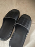 惠夫人拖鞋男夏浴室洗澡防滑家居室内EVA大码男士凉拖鞋居家用夏季拖鞋 黑色 44-45 （适合43-44穿） 实拍图