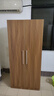 衣柜家用卧室出租房用简易组装经济型木质儿童小户型收纳柜子衣橱 【两门】新款80*40*180橡木色 自行安装【送货楼下】 实拍图