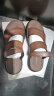 红蜻蜓沙滩鞋2024夏季舒适软底防滑透气老人凉鞋 WTT24124棕色42 晒单实拍图