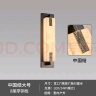 圣蒂斯曼黑擦金新中式简约天然云石全铜壁灯户外防水大门罗马柱背景墙长条 中国结大号宽12*厚度8*高80厘米 晒单实拍图