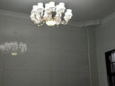 羽良 欧式吊灯客厅灯现代简约大气餐厅卧室广东中山灯具套餐三室两厅 15头奢华版【全光谱三色】 实拍图