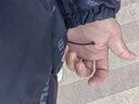 啄木鸟父亲节礼物棉衣男棉服男士立领外套上衣男士冬季新款保暖大码男装 黑色 3XL （160斤-175斤） 实拍图