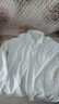 Foss Phil长袖衬衫男士春夏季休闲衬衣打底衫外套宽松上衣服7304白色2XL 晒单实拍图