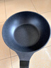 炊大皇炒锅铁锅钛铁锤纹家用平底炒菜锅30cm电磁炉通用钛厨TIC30CG 实拍图