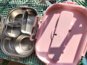 沃德百惠（WORTHBUY）304不锈钢饭盒保温上班族学生1人便携大容量分隔型带汤碗便当餐盒 实拍图