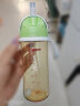 安配适配贝亲第三代奶瓶重力球吸管奶嘴配件手柄学饮杯直饮水杯转换头 【绿】吸管转换头+手柄 实拍图