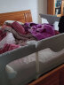 M-CASTLE床围栏免安装婴儿防摔床挡板宝宝便携床上护栏儿童床边围挡可升降 萌萌熊折叠款 单面装 2.0米 实拍图