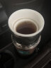 陶瓷保温杯真陶瓷内胆水杯办公室桌面杯子男士便捷车载杯 灰色 实拍图