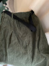 马登女装 灯芯绒复古半身裙秋季新款纯棉洗水铅笔裙高腰直筒裙子 松林绿 附赠腰带马登工装 M 实拍图