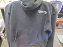 京东京造卫衣男秋冬连帽卫衣侣长袖卫衣重磅磨毛宽松学生上衣 深岩灰 L 实拍图