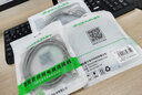 晶华 CAT5高速通用五类网线 原装网络连接线 带水晶头百兆网线 家装路由器通用跳线工程专用整箱网线 【纯铜】灰色 过福禄克测试 1米 实拍图