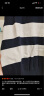 暇步士（Hush Puppies）童装儿童秋装男女童2023年秋季新款男女大童时尚条纹Polo针织衫 藏蓝 160cm(偏大一码) 晒单实拍图