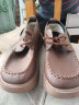 啄木鸟真软皮小皮鞋女2025新款女鞋软底软面软休闲百搭厚底乐福鞋单鞋 深棕色（春秋款） （厚底4厘米） 38 偏小拍大一码 实拍图