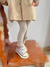 棉奇熊打底裤女童外穿儿童春装女孩洋气九分裤宝宝童装弹力百搭针织裤子 L216-白色【春款弹力大不掉档】 100 【S码建议1-3岁15-25斤】 实拍图