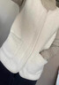 JIOESC仿羊羔绒马甲背心外套女秋冬新款显瘦皮毛一体毛绒坎肩马夹外套 米白色拉链款 小号3xl（90-110斤） 实拍图