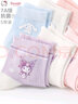 Hello Kitty儿童袜子秋季女童抗菌防臭袜库洛米小女孩宝宝短袜 CN241001 20cm 实拍图