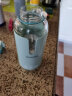 大宇（DAEWOO）恒温水杯壶无线便携式调奶器恒温婴儿温奶器外带冲奶神器宝宝泡奶旅行外出加热保温杯加热水杯 智能温水杯(蓝色) 0.27L 实拍图