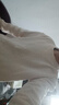 马登工装 雪尼尔圆领毛衣保暖亲肤打底针织衫男春季休闲慵懒上衣 米白色 S （100-120斤） 实拍图