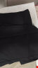 杉努纯棉裤子男春夏季薄款直筒日系男友风宽松休闲长裤 黑色 5XL  晒单实拍图