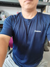 kawasaki/川崎运动休闲短袖T恤男子速干吸湿排汗运动服训练系列圆领上衣健身服 ST-K3043 黑色 L  实拍图
