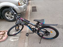 EG7山地自行车成人学生变速越野单车双减震赛车26寸青少年男女 辐条【升级减震 轻量铝架】炫彩 24寸27速【适合：145-165CM】 实拍图