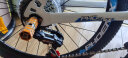 凤凰（Phoenix）儿童自行车山地车男女学生脚踏车6-15岁童车 霸道 白蓝色 22寸 实拍图