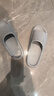 蕉内301H拖鞋男女士浴室洗澡防滑踩屎感情侣家居凉拖鞋抗菌防臭可外穿 【厚底版】浅灰 43-44 实拍图