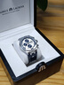 艾美（MAURICE LACROIX）瑞士男表瑞表机械表高端原装进口手表AIKON系列腕表生日礼物 44mm-皮带-银盘-蓝三眼 实拍图