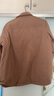 GXG男装保暖短款羽绒服黑色冬2024年新品 卡其色 175/L 实拍图