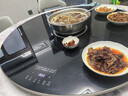 富得莱 饭菜保温板 加热菜板 暖菜板2025新款 圆形家用智能多功能带火锅电磁炉 自动恒温餐桌旋转盘神器 触控黑100cm电动旋转电磁炉火锅 实拍图