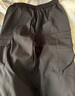 Homlean美式机能伞兵工装裤男春夏宽松小众阔腿休闲登山长裤S6603黑色3XL 实拍图