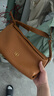 BAGTREE明星同款 包包树奶盒包植鞣皮轻奢品牌新款单肩斜挎枕头hobo女包 焦糖色-中号 高级小众生日礼物女 实拍图