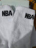 NBA篮球袜子男士抗菌防臭运动袜全毛圈加厚缓冲舒适休闲跑步袜3双 实拍图