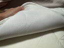 富安娜家纺床垫 全棉面料抑菌保护床垫厚垫 单双人防滑白 150*200cm 实拍图