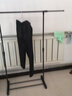 火月亮晾衣架落地简易晾衣杆阳台室内折叠晒衣卧室凉衣架衣服架子挂衣架 碳钢大号款1.5米可伸缩 推荐 实拍图