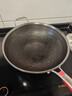 赫巴兹（HZIB）德国炒锅不粘锅316不锈钢炒菜锅少油烟双面蜂窝平底煎炒锅 【旗舰款】全玻璃盖内32外 34cm 实拍图