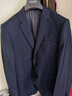 雅戈尔（YOUNGOR）西服男0100款单上衣西服套装男正装羊毛西服 藏青 2XL 185/104A 实拍图
